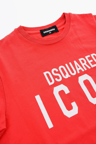 ICON logo printed crew-neck t-shirt