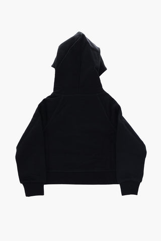 ICON Rhinestone Embellished Logo Hooded Sweatshirt