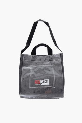 Borsa Shopping VERTITOTE in Denim con Esterno in Plastica