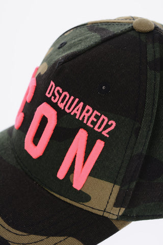 ICON Camouflage Cap with Fluo Logo