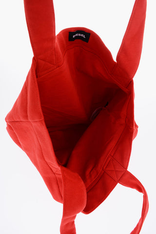 Borsa Shopping WUXI in Cotone con Ricamo Logo
