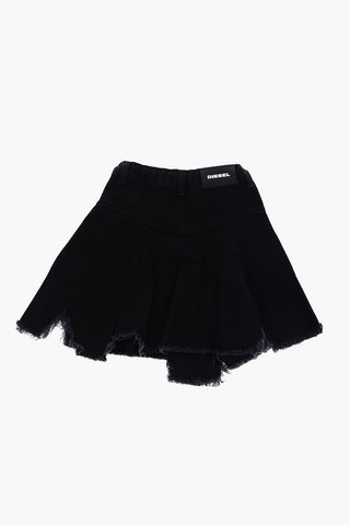 Frayed Hem Denim GRINSKIRT-P Skirt