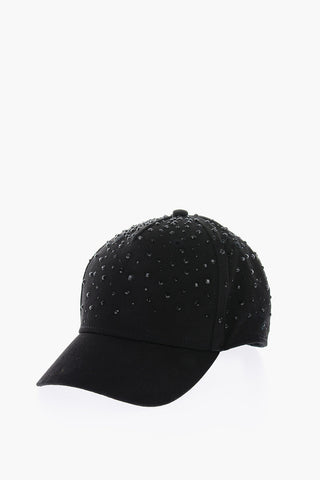 Rhinestone Embellished FIWAS Cap