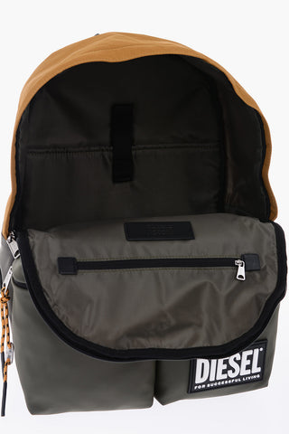 Two-Tone BACKYO Backpack with Maxi Pockets