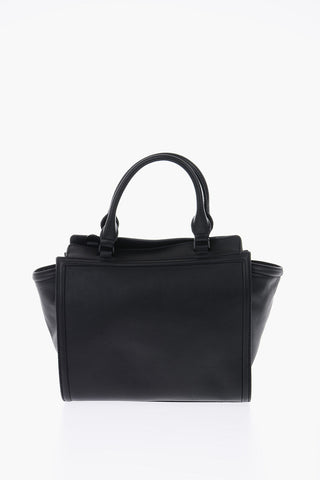 Borsa Tote BADIA in Pelle con Logo in Rilievo