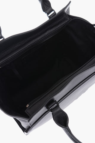 Borsa Tote BADIA in Pelle con Logo in Rilievo