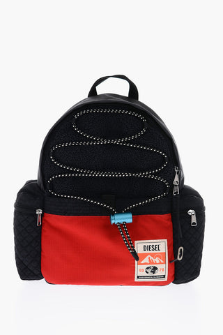Faux Fur Two-Tone YBEX Maxi Backpack