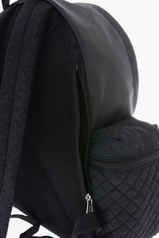 Faux Fur Two-Tone YBEX Maxi Backpack