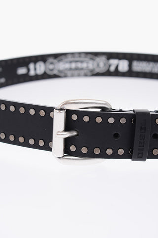 30mm Studded Leather B-LUGY Belt