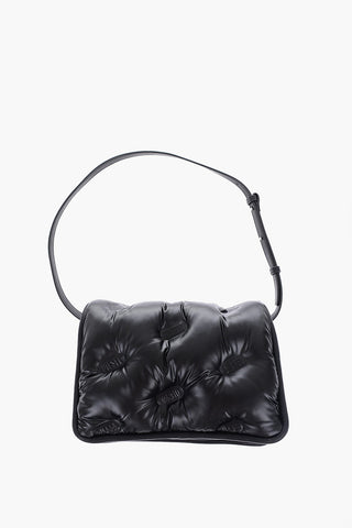 All Over Logo Quilted THAENA Shoulder Bag