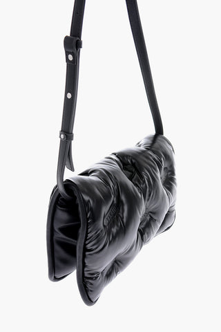All Over Logo Quilted THAENA Shoulder Bag