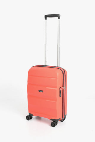 BON AIR DLX Cabin Trolley 55cm 4W Flash Coral