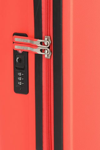 BON AIR DLX Cabin Trolley 55cm 4W Flash Coral