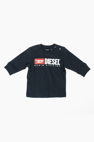 T-shirt Girocollo TJUSTDIVISIONB ML con Ricamo Logo