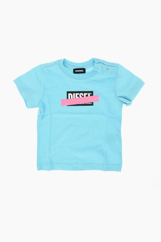 T-shirt Gircollo TJUSTDIXB con Stampa Logo