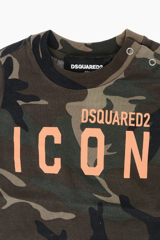 ICON Fluo-Printed Camouflage Long Sleeve Crew-Neck T-shirt