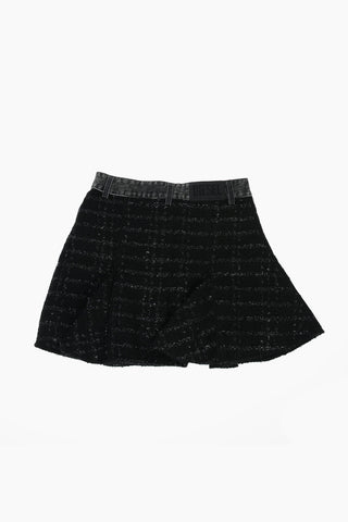 Denim Details Flared GNYELA Skirt