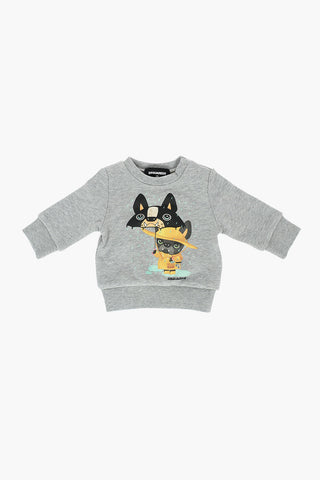 Printed Crew-Neck Sweatshirt