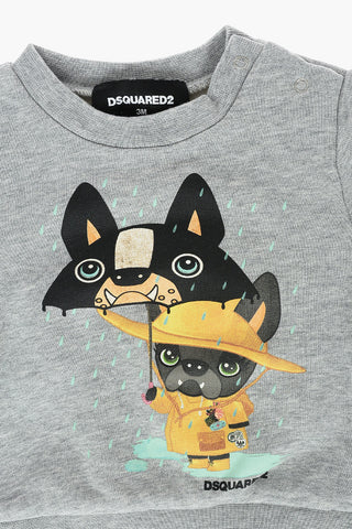 Printed Crew-Neck Sweatshirt