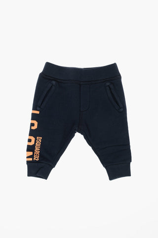 ICON joggers a 2 tasche con logo stampato