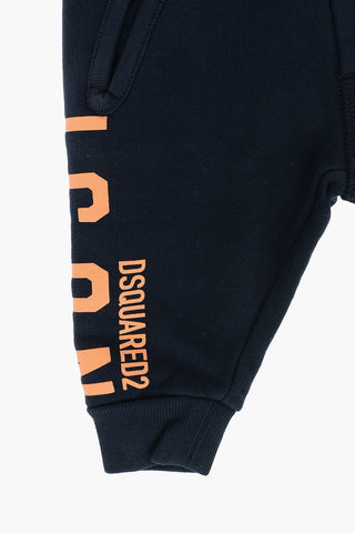 ICON joggers a 2 tasche con logo stampato