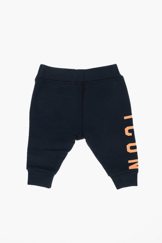 ICON joggers a 2 tasche con logo stampato