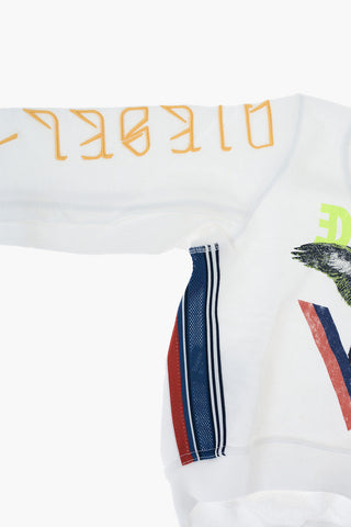 printed asymmetrical SLYANYDY sweatshirt