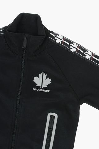 logoed side band 2 pockets sweatshirt