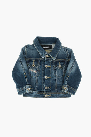 logo embroidered stretch denim JANOB JJJ jacket