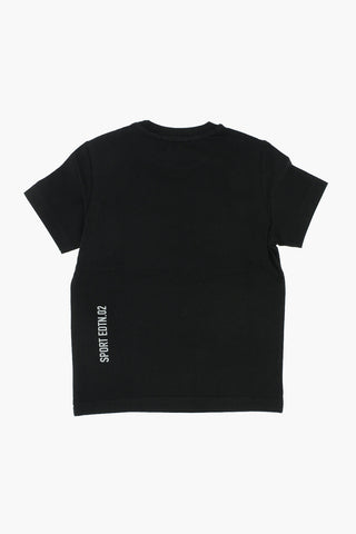 t-shirt girocollo stampa logo