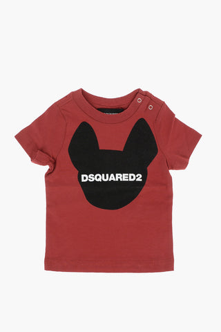 front printed crew-neck t-shirt