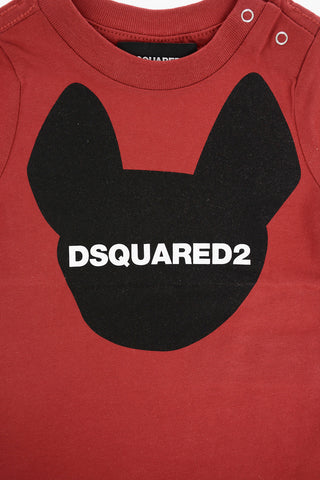 front printed crew-neck t-shirt