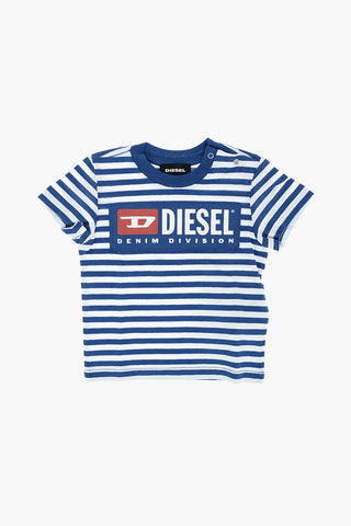 T-shirt TVIKB a Righe Awning con Logo