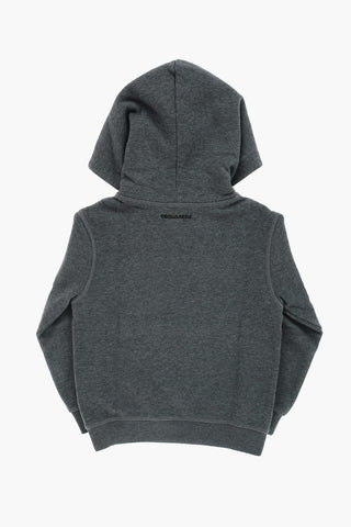 logo printed hoodie