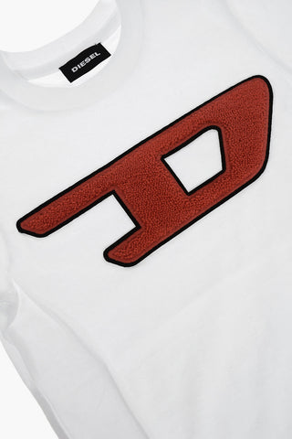 T-shirt Girocollo TJUSTDIVISION-D con Ricamo Logo