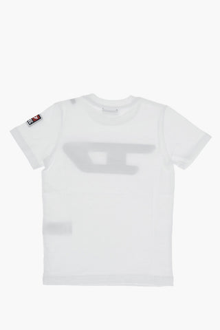 T-shirt Girocollo TJUSTDIVISION-D con Ricamo Logo