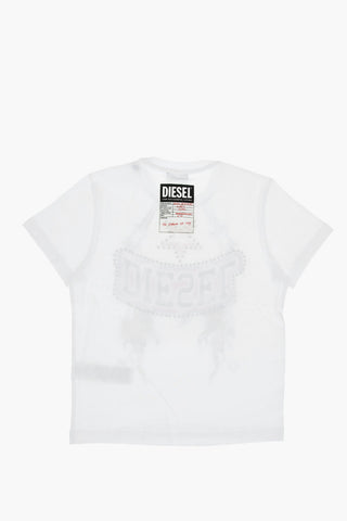 printed TNICOLE t-shirt with studs