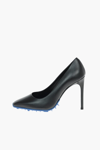 Leather SPIKE Pumps with Contrasting Spiked Sole 11,5cm