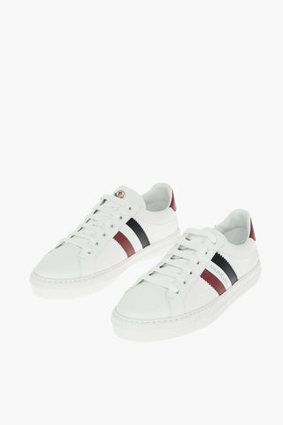Leather ARIEL Low-top Sneakers with Tricolor Detail