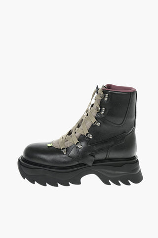 Anfibi Allacciati EQUIPMENT in pelle con Suola Statement 