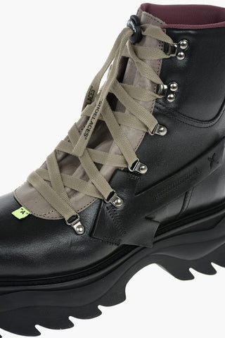 Anfibi Allacciati EQUIPMENT in pelle con Suola Statement 