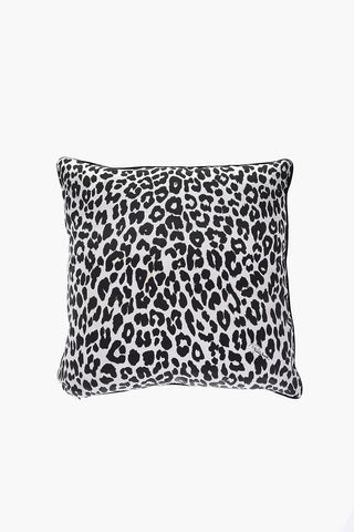 HOME Animal Patterned Silk BOUQUET LEOPARD Pillow