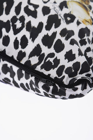HOME Animal Patterned Silk BOUQUET LEOPARD Pillow