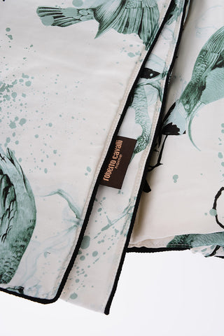 HOME Silk BIRD RAMAGE Plaid