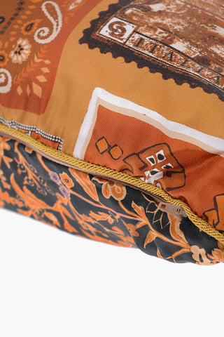 HOME Silk CAMEL STAMPS Pillow