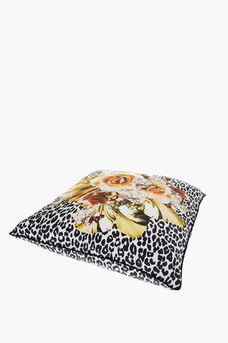 HOME Cuscino BOUQUET LEOPARD in Seta