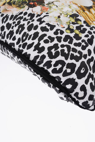 HOME Cuscino BOUQUET LEOPARD in Seta
