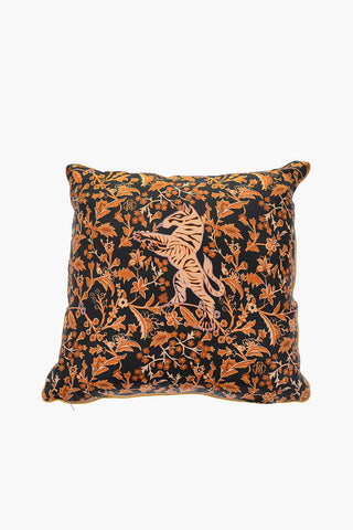 HOME Cuscino CAMEL STAMPS in Seta Effetto Broccato