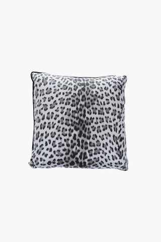 HOME Cuscino ROSE LEOPARD in Seta a Fantasia Animalier