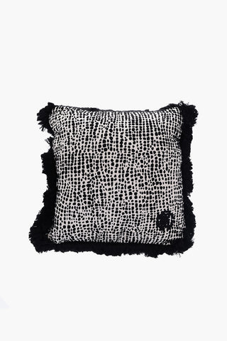 HOME Fringed VELVET SKIN Pillow